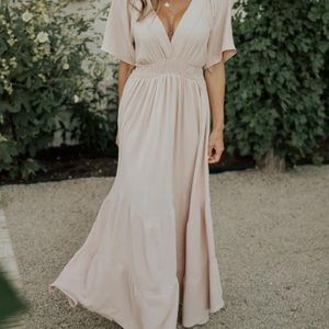 Baltic Born Delilah Maxi Dress | Blush